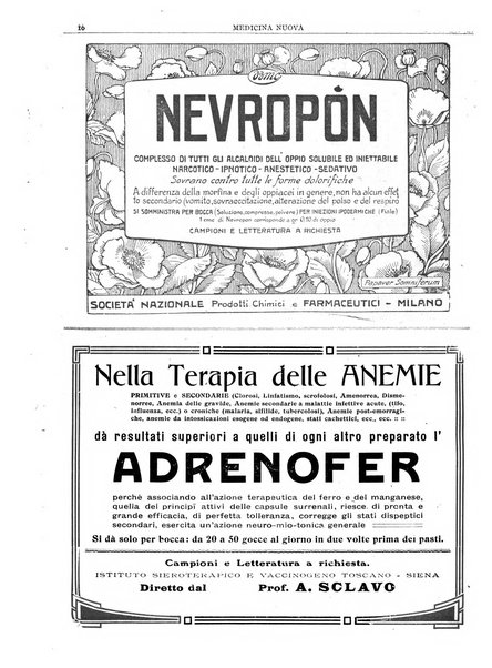 Medicina nuova periodico settimanale di scienze mediche, giurisprudenza sanitaria, medicina sociale e interessi delle classi sanitarie