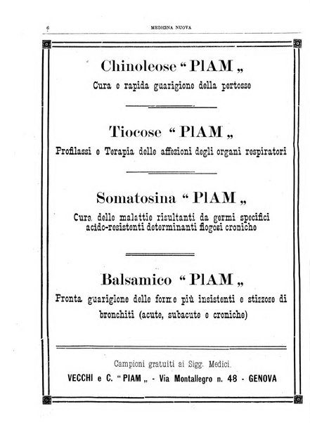 Medicina nuova periodico settimanale di scienze mediche, giurisprudenza sanitaria, medicina sociale e interessi delle classi sanitarie