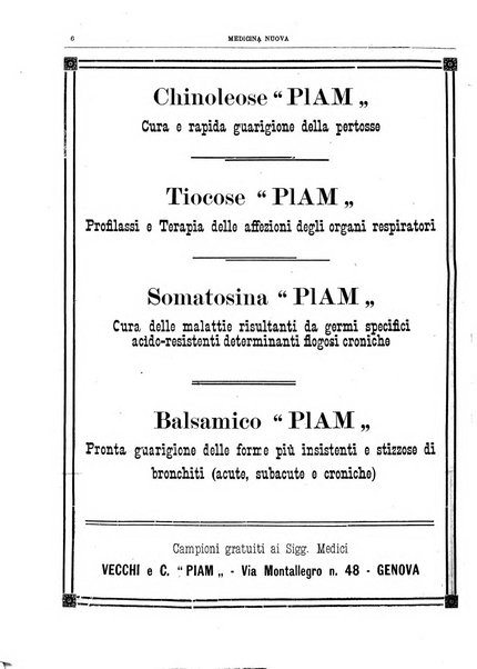 Medicina nuova periodico settimanale di scienze mediche, giurisprudenza sanitaria, medicina sociale e interessi delle classi sanitarie