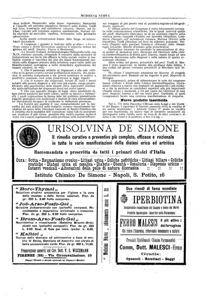 Medicina nuova periodico settimanale di scienze mediche, giurisprudenza sanitaria, medicina sociale e interessi delle classi sanitarie