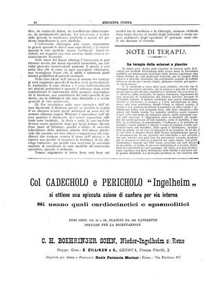 Medicina nuova periodico settimanale di scienze mediche, giurisprudenza sanitaria, medicina sociale e interessi delle classi sanitarie