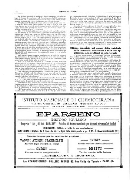 Medicina nuova periodico settimanale di scienze mediche, giurisprudenza sanitaria, medicina sociale e interessi delle classi sanitarie