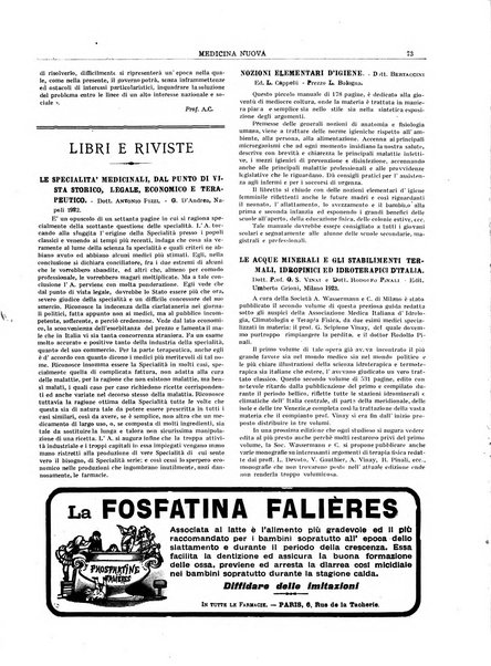 Medicina nuova periodico settimanale di scienze mediche, giurisprudenza sanitaria, medicina sociale e interessi delle classi sanitarie