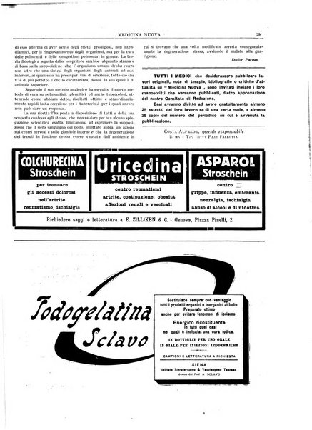 Medicina nuova periodico settimanale di scienze mediche, giurisprudenza sanitaria, medicina sociale e interessi delle classi sanitarie