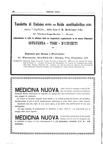 Medicina nuova periodico settimanale di scienze mediche, giurisprudenza sanitaria, medicina sociale e interessi delle classi sanitarie