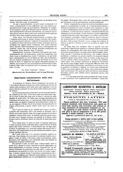 Medicina nuova periodico settimanale di scienze mediche, giurisprudenza sanitaria, medicina sociale e interessi delle classi sanitarie