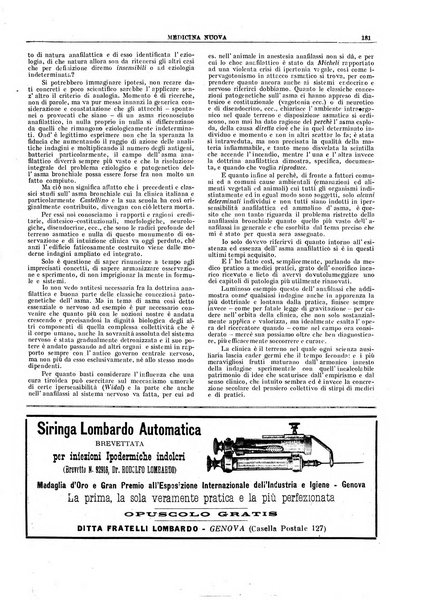 Medicina nuova periodico settimanale di scienze mediche, giurisprudenza sanitaria, medicina sociale e interessi delle classi sanitarie