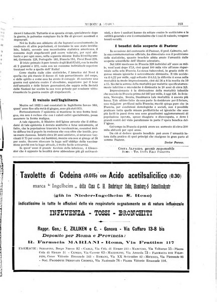 Medicina nuova periodico settimanale di scienze mediche, giurisprudenza sanitaria, medicina sociale e interessi delle classi sanitarie