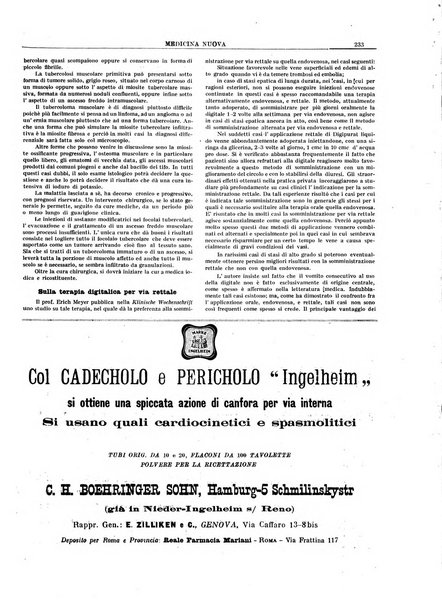 Medicina nuova periodico settimanale di scienze mediche, giurisprudenza sanitaria, medicina sociale e interessi delle classi sanitarie