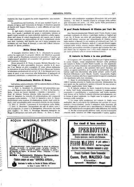 Medicina nuova periodico settimanale di scienze mediche, giurisprudenza sanitaria, medicina sociale e interessi delle classi sanitarie