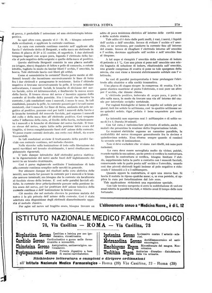 Medicina nuova periodico settimanale di scienze mediche, giurisprudenza sanitaria, medicina sociale e interessi delle classi sanitarie