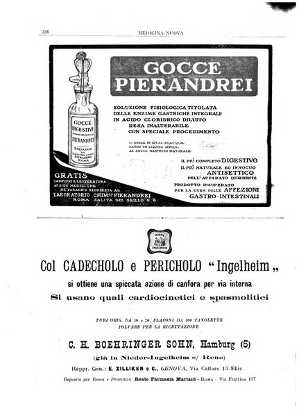 Medicina nuova periodico settimanale di scienze mediche, giurisprudenza sanitaria, medicina sociale e interessi delle classi sanitarie