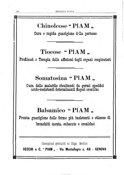 Medicina nuova periodico settimanale di scienze mediche, giurisprudenza sanitaria, medicina sociale e interessi delle classi sanitarie