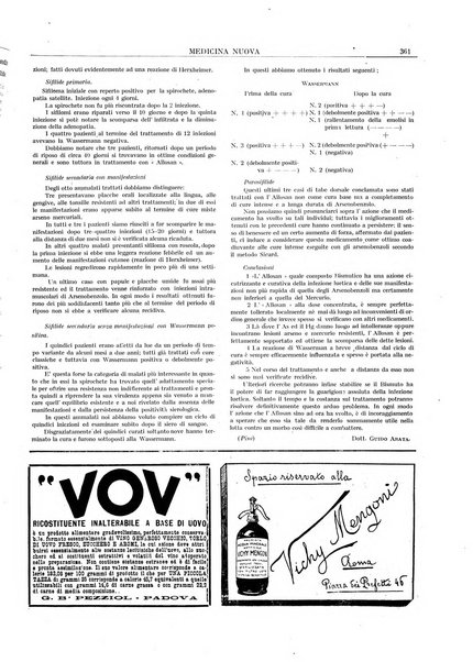 Medicina nuova periodico settimanale di scienze mediche, giurisprudenza sanitaria, medicina sociale e interessi delle classi sanitarie