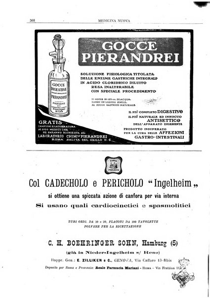 Medicina nuova periodico settimanale di scienze mediche, giurisprudenza sanitaria, medicina sociale e interessi delle classi sanitarie