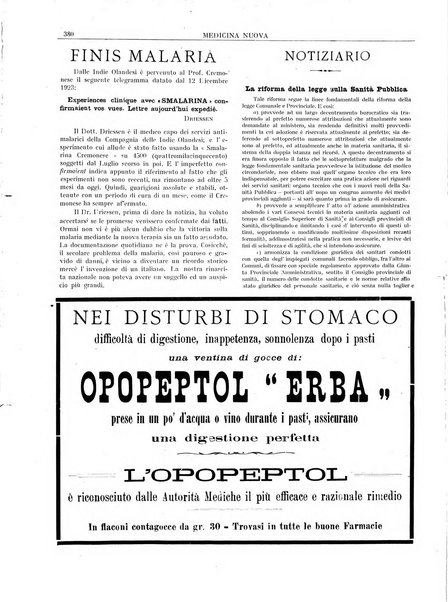 Medicina nuova periodico settimanale di scienze mediche, giurisprudenza sanitaria, medicina sociale e interessi delle classi sanitarie