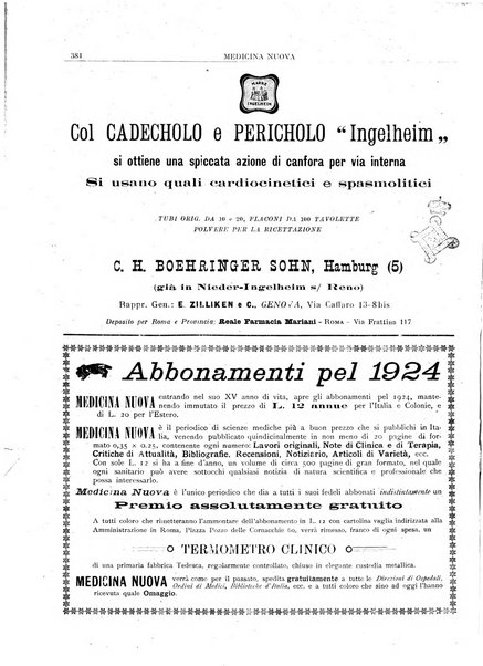 Medicina nuova periodico settimanale di scienze mediche, giurisprudenza sanitaria, medicina sociale e interessi delle classi sanitarie