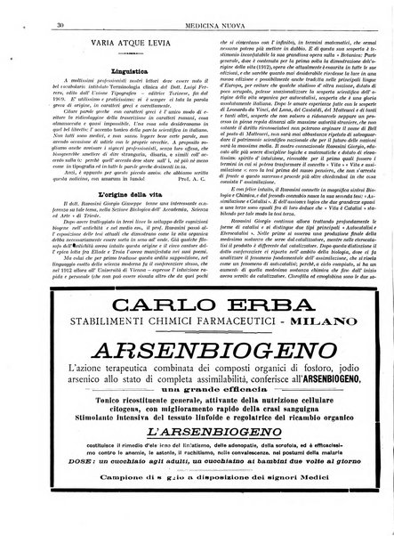 Medicina nuova periodico settimanale di scienze mediche, giurisprudenza sanitaria, medicina sociale e interessi delle classi sanitarie