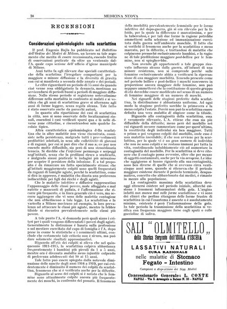 Medicina nuova periodico settimanale di scienze mediche, giurisprudenza sanitaria, medicina sociale e interessi delle classi sanitarie