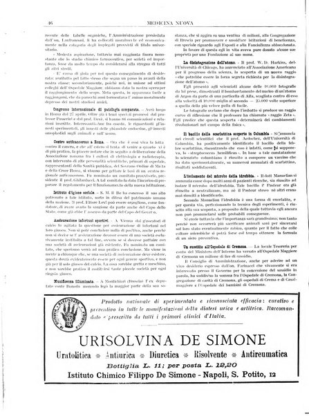 Medicina nuova periodico settimanale di scienze mediche, giurisprudenza sanitaria, medicina sociale e interessi delle classi sanitarie