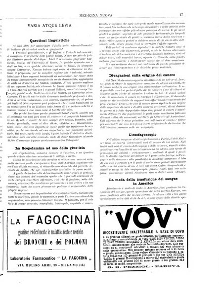 Medicina nuova periodico settimanale di scienze mediche, giurisprudenza sanitaria, medicina sociale e interessi delle classi sanitarie