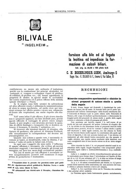 Medicina nuova periodico settimanale di scienze mediche, giurisprudenza sanitaria, medicina sociale e interessi delle classi sanitarie