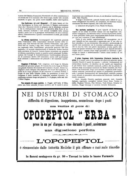 Medicina nuova periodico settimanale di scienze mediche, giurisprudenza sanitaria, medicina sociale e interessi delle classi sanitarie