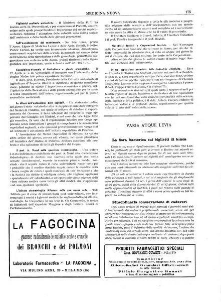 Medicina nuova periodico settimanale di scienze mediche, giurisprudenza sanitaria, medicina sociale e interessi delle classi sanitarie