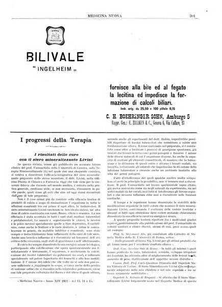 Medicina nuova periodico settimanale di scienze mediche, giurisprudenza sanitaria, medicina sociale e interessi delle classi sanitarie