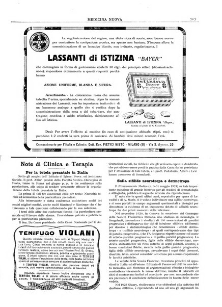 Medicina nuova periodico settimanale di scienze mediche, giurisprudenza sanitaria, medicina sociale e interessi delle classi sanitarie