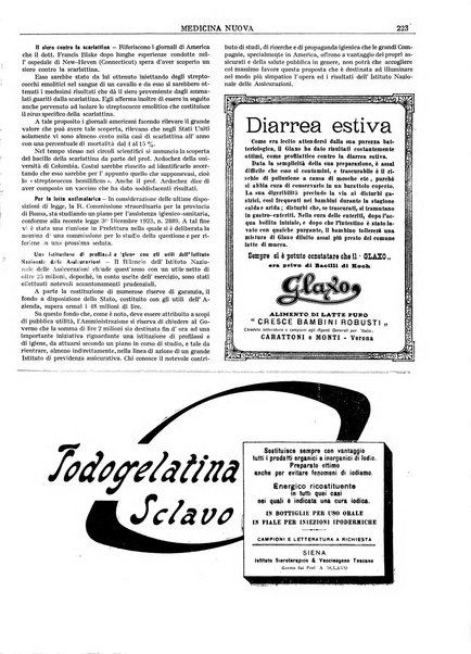 Medicina nuova periodico settimanale di scienze mediche, giurisprudenza sanitaria, medicina sociale e interessi delle classi sanitarie