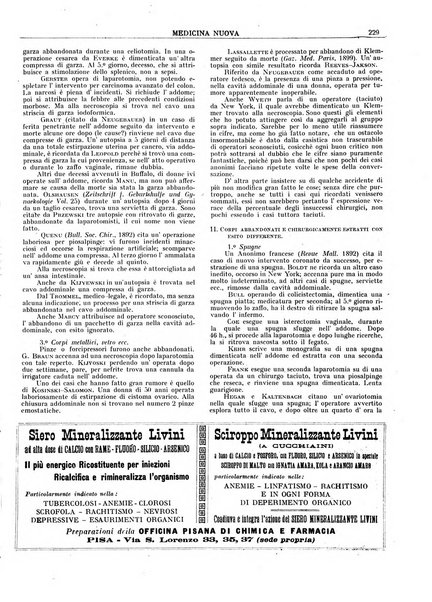 Medicina nuova periodico settimanale di scienze mediche, giurisprudenza sanitaria, medicina sociale e interessi delle classi sanitarie