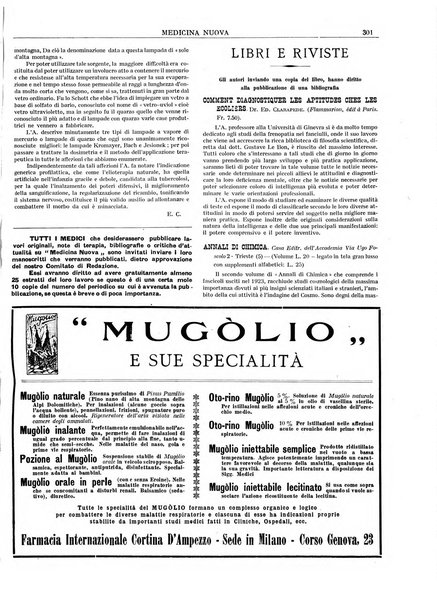 Medicina nuova periodico settimanale di scienze mediche, giurisprudenza sanitaria, medicina sociale e interessi delle classi sanitarie