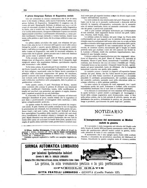 Medicina nuova periodico settimanale di scienze mediche, giurisprudenza sanitaria, medicina sociale e interessi delle classi sanitarie