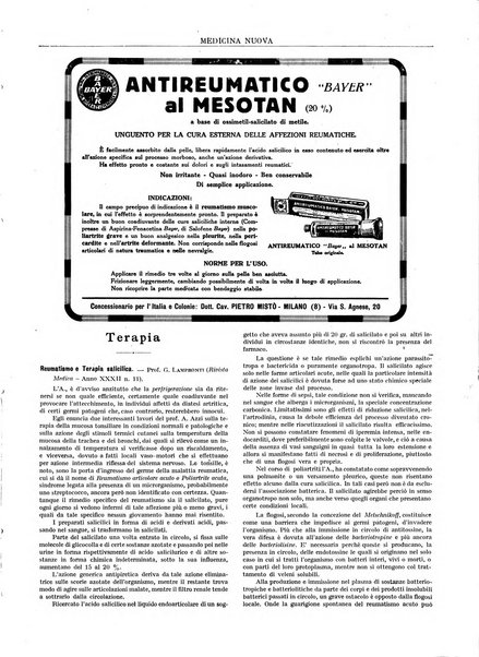 Medicina nuova periodico settimanale di scienze mediche, giurisprudenza sanitaria, medicina sociale e interessi delle classi sanitarie