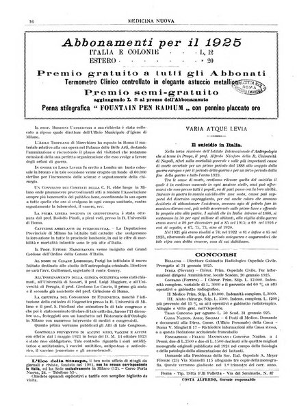 Medicina nuova periodico settimanale di scienze mediche, giurisprudenza sanitaria, medicina sociale e interessi delle classi sanitarie