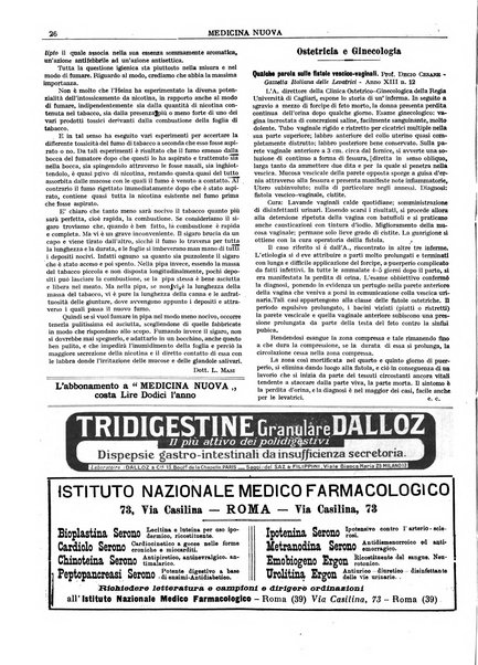 Medicina nuova periodico settimanale di scienze mediche, giurisprudenza sanitaria, medicina sociale e interessi delle classi sanitarie