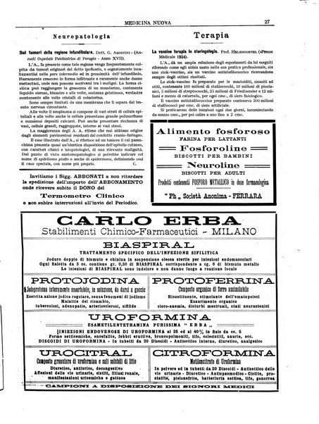 Medicina nuova periodico settimanale di scienze mediche, giurisprudenza sanitaria, medicina sociale e interessi delle classi sanitarie