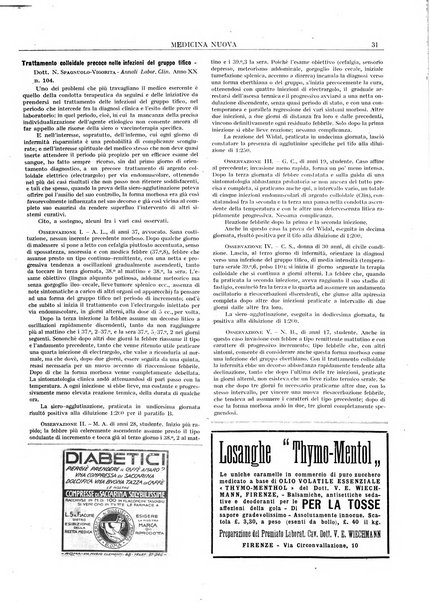 Medicina nuova periodico settimanale di scienze mediche, giurisprudenza sanitaria, medicina sociale e interessi delle classi sanitarie