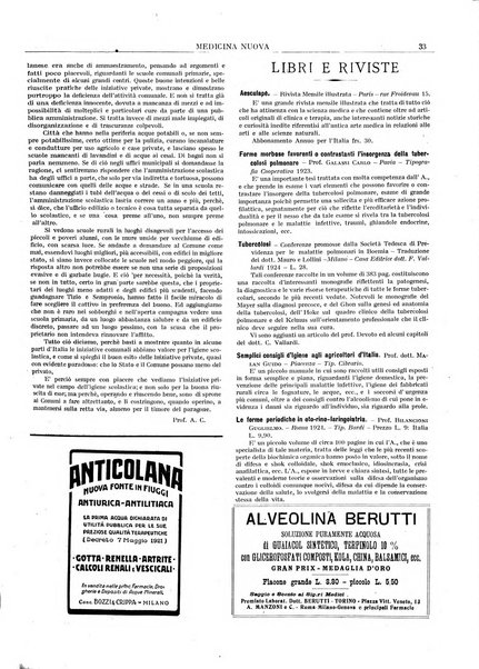 Medicina nuova periodico settimanale di scienze mediche, giurisprudenza sanitaria, medicina sociale e interessi delle classi sanitarie