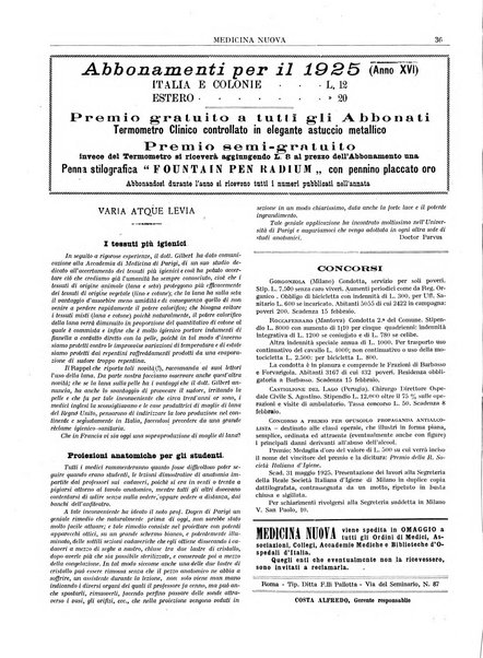 Medicina nuova periodico settimanale di scienze mediche, giurisprudenza sanitaria, medicina sociale e interessi delle classi sanitarie