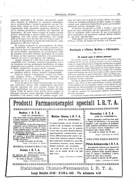 Medicina nuova periodico settimanale di scienze mediche, giurisprudenza sanitaria, medicina sociale e interessi delle classi sanitarie