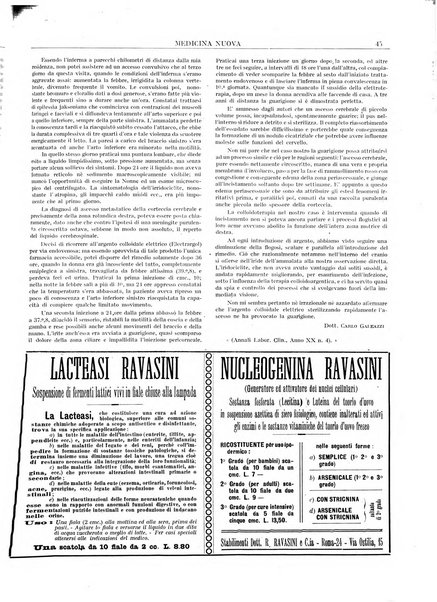 Medicina nuova periodico settimanale di scienze mediche, giurisprudenza sanitaria, medicina sociale e interessi delle classi sanitarie