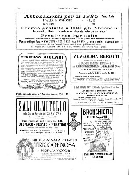 Medicina nuova periodico settimanale di scienze mediche, giurisprudenza sanitaria, medicina sociale e interessi delle classi sanitarie