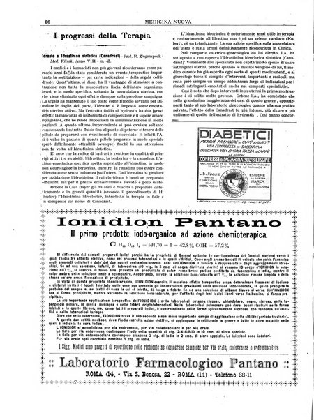 Medicina nuova periodico settimanale di scienze mediche, giurisprudenza sanitaria, medicina sociale e interessi delle classi sanitarie