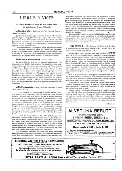 Medicina nuova periodico settimanale di scienze mediche, giurisprudenza sanitaria, medicina sociale e interessi delle classi sanitarie