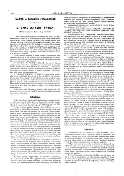 Medicina nuova periodico settimanale di scienze mediche, giurisprudenza sanitaria, medicina sociale e interessi delle classi sanitarie