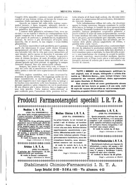 Medicina nuova periodico settimanale di scienze mediche, giurisprudenza sanitaria, medicina sociale e interessi delle classi sanitarie