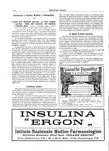 Medicina nuova periodico settimanale di scienze mediche, giurisprudenza sanitaria, medicina sociale e interessi delle classi sanitarie