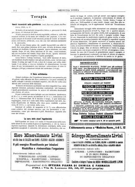 Medicina nuova periodico settimanale di scienze mediche, giurisprudenza sanitaria, medicina sociale e interessi delle classi sanitarie